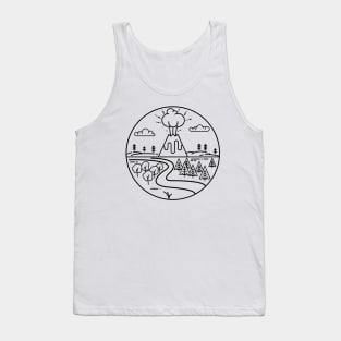 Volcanic Eruptions Tank Top